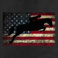 American Flag Horse Riding Show Jumping Adult Drive Performance Visor