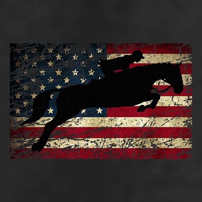 American Flag Horse Riding Show Jumping Adult Drive Performance Visor