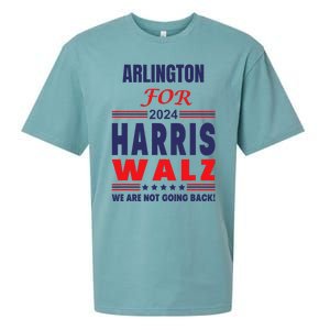 Arlington For Harris Walz We Are Not Going Back Sueded Cloud Jersey T-Shirt