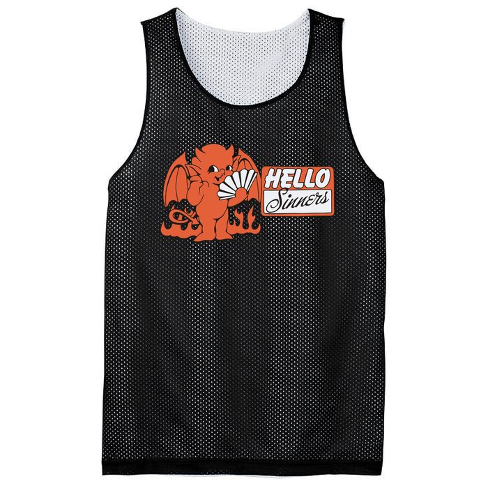 Annamarie Forcino Hello Sinners Mesh Reversible Basketball Jersey Tank