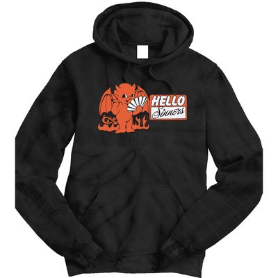 Annamarie Forcino Hello Sinners Tie Dye Hoodie