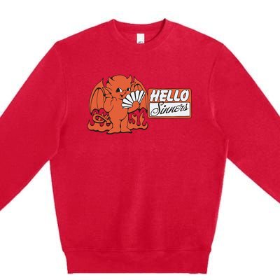 Annamarie Forcino Hello Sinners Premium Crewneck Sweatshirt