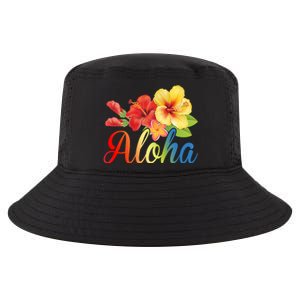 Aloha Floral Hawaiian Tropical Cool Comfort Performance Bucket Hat