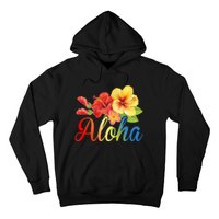 Aloha Floral Hawaiian Tropical Hoodie