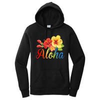 Aloha Floral Hawaiian Tropical Women's Pullover Hoodie