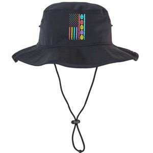 American Flag Happy Easter Egg Hunting Patriotic Easter Day Legacy Cool Fit Booney Bucket Hat