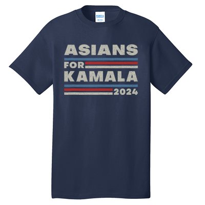 Asians For Harris 2024 Kamala Harris For President Tall T-Shirt