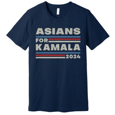 Asians For Harris 2024 Kamala Harris For President Premium T-Shirt