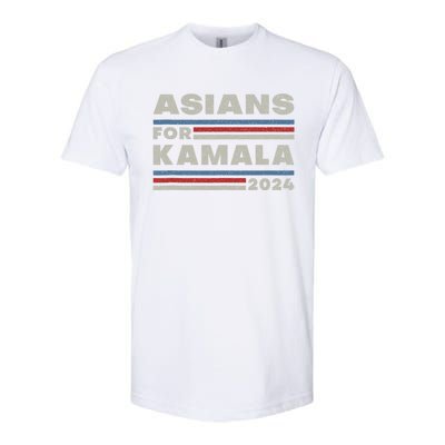 Asians For Harris 2024 Kamala Harris For President Softstyle® CVC T-Shirt