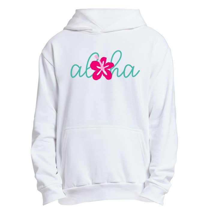 Aloha Floral Hawaii Tropical Urban Pullover Hoodie