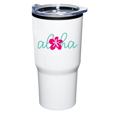 Aloha Floral Hawaii Tropical Tumbler