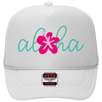 Aloha Floral Hawaii Tropical Trucker Hat