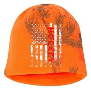 American Flag Hockey USA Patriotic Gift Kati - Camo Knit Beanie