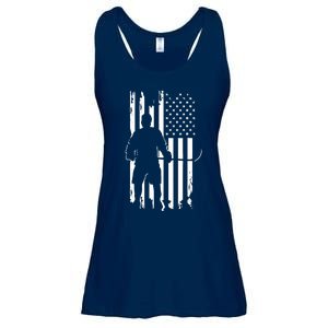 American Flag Hockey - Hockey Ladies Essential Flowy Tank