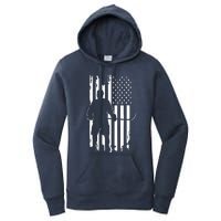 American Flag Hockey - Hockey Women's Pullover Hoodie