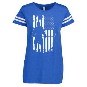 American Flag Hockey - Hockey Enza Ladies Jersey Football T-Shirt