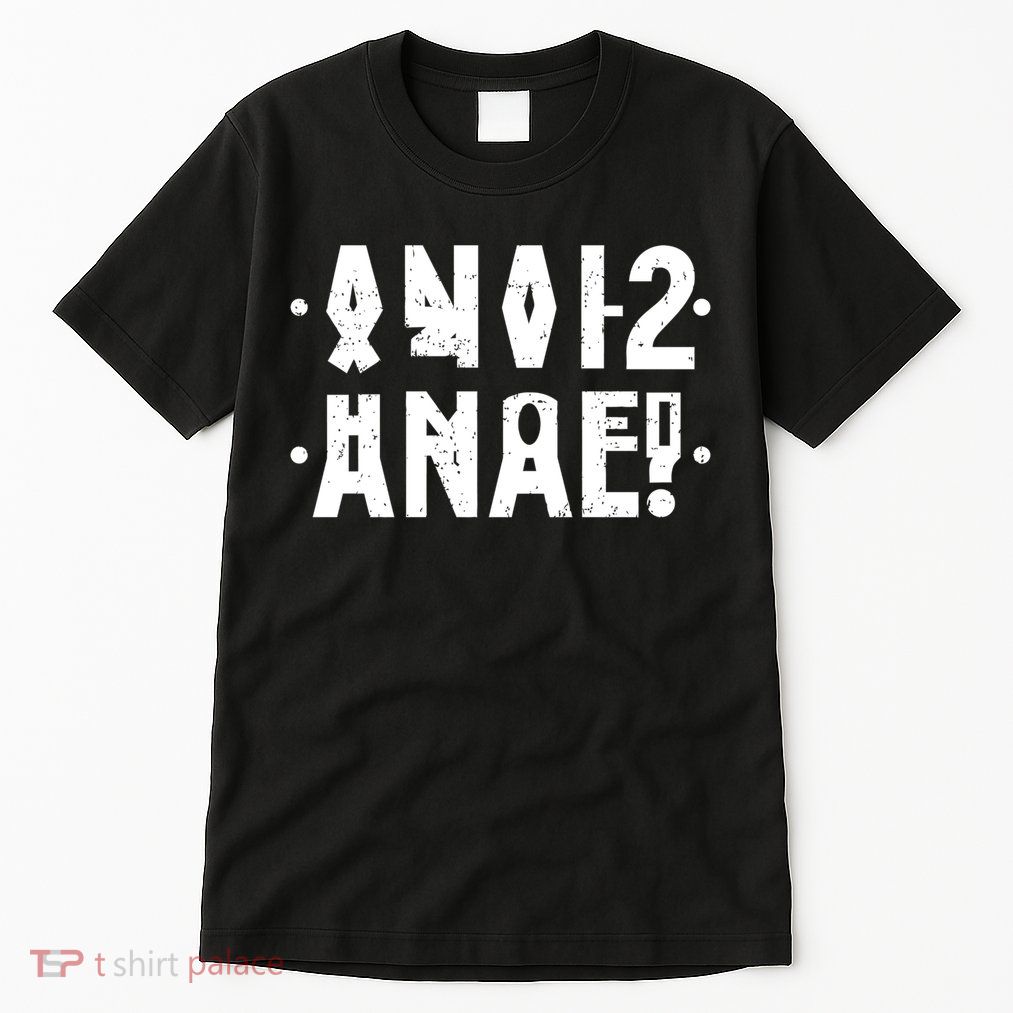 Anal Funny Hidden Message Anal? Distressed Tall T-Shirt
