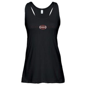 American Football Heartbeat Ladies Essential Flowy Tank