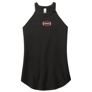 American Football Heartbeat Women's Perfect Tri Rocker Tank