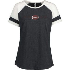 American Football Heartbeat Enza Ladies Jersey Colorblock Tee