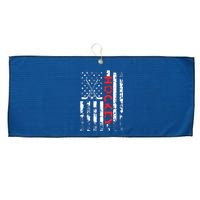 American Flag Hockey Apparel Hockey Large Microfiber Waffle Golf Towel