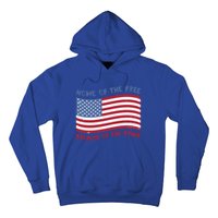 American Flag Home Of The Free Because Of The Brave Cute Gift Hoodie