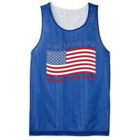 American Flag Home Of The Free Because Of The Brave Cute Gift Mesh Reversible Basketball Jersey Tank