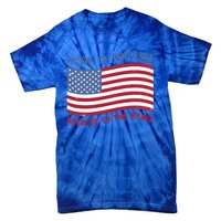 American Flag Home Of The Free Because Of The Brave Cute Gift Tie-Dye T-Shirt