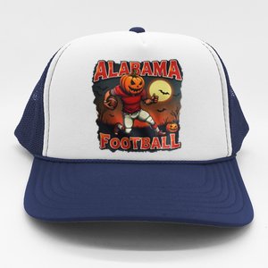 Alabama Football Halloween Pumpkin Player Spooky Alabama Trucker Hat