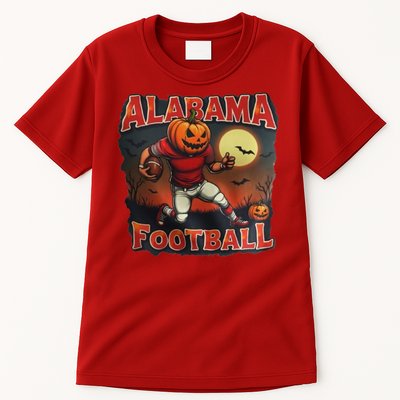 Alabama Football Halloween Pumpkin Player Spooky Alabama Tall T-Shirt