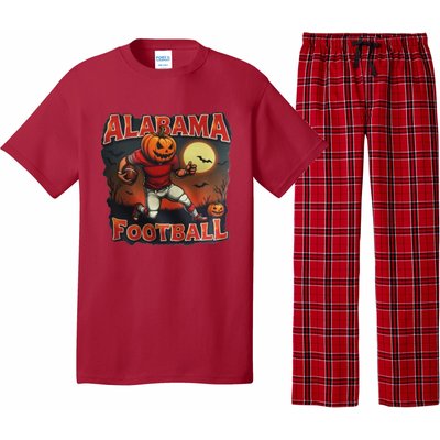 Alabama Football Halloween Pumpkin Player Spooky Alabama Pajama Set