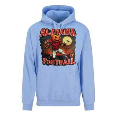 Alabama Football Halloween Pumpkin Player Spooky Alabama Unisex Surf Hoodie