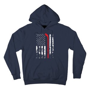 American Flag Hockey USA Patriotic Gift Hoodie