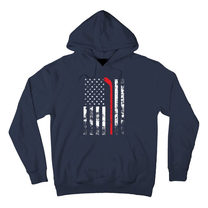 American Flag Hockey USA Patriotic Gift Hoodie