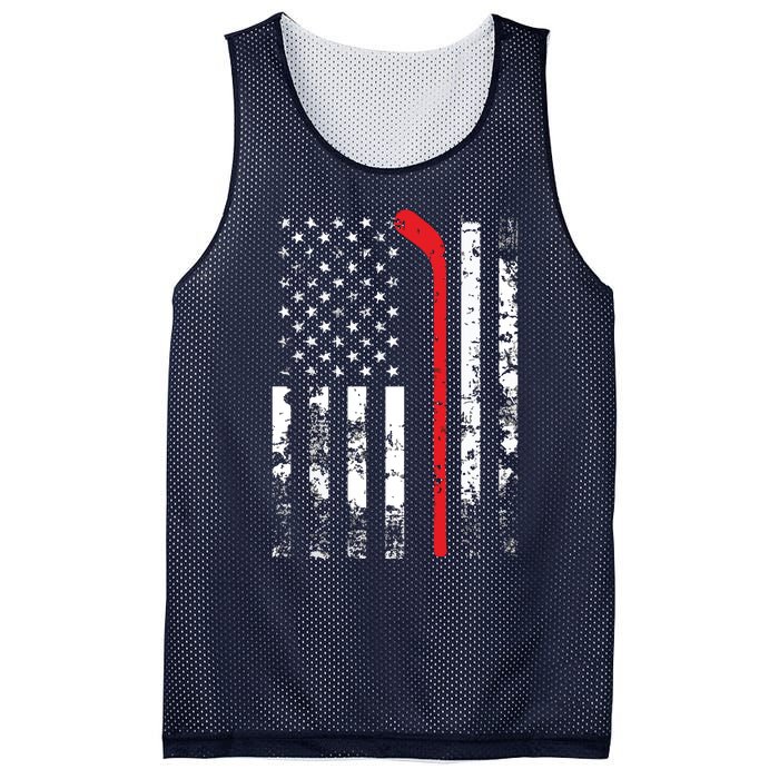 American Flag Hockey USA Patriotic Gift Mesh Reversible Basketball Jersey Tank