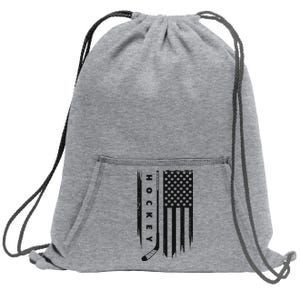 American Flag Hockey Apparel Hockey Sweatshirt Cinch Pack Bag