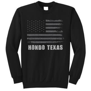 American Flag Hondo Texas Usa Patriotic Souvenir Sweatshirt