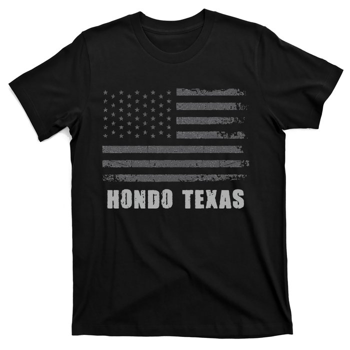 American Flag Hondo Texas Usa Patriotic Souvenir T-Shirt