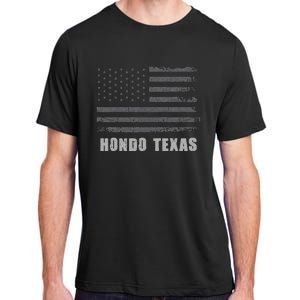 American Flag Hondo Texas Usa Patriotic Souvenir Adult ChromaSoft Performance T-Shirt