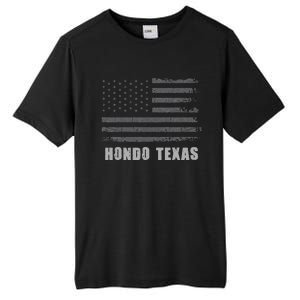 American Flag Hondo Texas Usa Patriotic Souvenir Tall Fusion ChromaSoft Performance T-Shirt