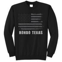 American Flag Hondo Texas Usa Patriotic Souvenir Tall Sweatshirt