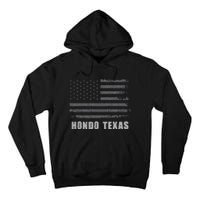 American Flag Hondo Texas Usa Patriotic Souvenir Tall Hoodie