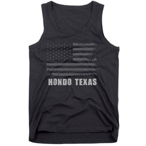 American Flag Hondo Texas Usa Patriotic Souvenir Tank Top