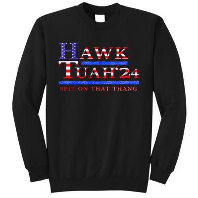 American Flag Hawk Tush Spit On That Thang Parody Gift Sweatshirt