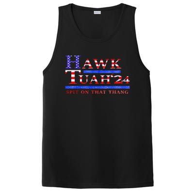 American Flag Hawk Tush Spit On That Thang Parody Gift PosiCharge Competitor Tank