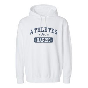 Athletes For Harris 2024 Kamala Harris Walz Waltz 2024 Garment-Dyed Fleece Hoodie