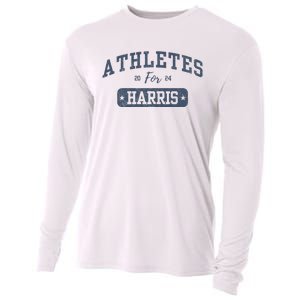 Athletes For Harris 2024 Kamala Harris Walz Waltz 2024 Cooling Performance Long Sleeve Crew