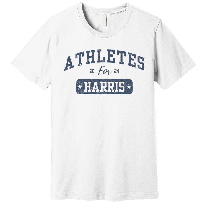 Athletes For Harris 2024 Kamala Harris Walz Waltz 2024 Premium T-Shirt