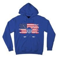 American Flag Hockey Hockey Gift Tall Hoodie