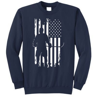 American Flag Hockey USA Patriotic Gift Sweatshirt